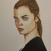 Mi proyecto del curso: Retrato en acuarela a partir de una fotografía. Ilustração tradicional, Pintura em aquarela, e Desenho de retrato projeto de alimagan_1 - 03.08.2023
