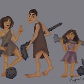 Mi proyecto del curso: Introducción al diseño de personajes para animación y videojuegos. Traditional illustration, Animation, Character Design, Video Games, Game Design, Design, Costume Design, Fine Arts, Graphic Design, and Painting project by Raquel Abigail C - 08.03.2023