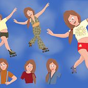 My project for course: Digital Character Design: Draw Protagonists with Personality. Traditional illustration, Character Design, Drawing, Digital Illustration, and Digital Drawing project by Maya Gutman - 08.04.2023