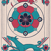 The Wheel of Fortune. Traditional illustration, Digital Illustration, Digital Drawing, and Engraving project by balthuza - 08.04.2023