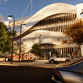 My project for course: Creative Architectural Design & Modeling in Revit Galeria GG. Digital Architecture, ArchVIZ, Design, and 3D project by Gabriel Putoy - 07.22.2023