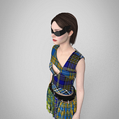 Mi proyecto del curso: Introducción al diseño de moda 3D con CLO. Un proyecto de Animación, Vídeo, Diseño de moda, Diseño 3D, Diseño digital, Patronaje y confección			 de Aylen Bianca Sanchez Capitini - 05.08.2023
