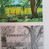 Miniatuurtjes in potlood en verf. Un proyecto de Ilustración tradicional de monique Dobbe - 05.08.2023