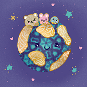 My project for course: Designing Kawaii Worlds: Spread Joy Through Illustration. Character Design, Digital Illustration, and Manga project by Shaan Khan - 08.06.2023