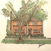 My project for course: Expressive Architectural Sketching with Colored Markers. Sketching, Drawing, Architectural Illustration, Sketchbook & Ink Illustration project by Jennifer Baross - 08.06.2023
