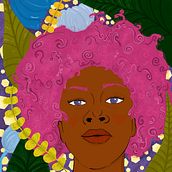 Mein Abschlussprojekt für den Kurs: Illustrierte Porträts: Adobe Fresco für Anfänger. Een project van Digitale illustratie van tanja_cruz - 06.08.2023