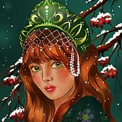 My project for course: Digital Fantasy Portraits with Photoshop. Un progetto di Illustrazione tradizionale, Disegno, Illustrazione digitale, Disegno di ritratti, Disegno digitale e Pittura digitale di hristiqn_k94 - 06.08.2023