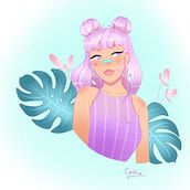 Mi proyecto del curso: Retrato de personajes estilo cartoon con Procreate Ein Projekt aus dem Bereich Design von Figuren, Digitale Illustration, Digitale Zeichnung und Digitale Malerei von cynthiasalcedog - 07.08.2023