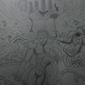 Berserk. Traditional illustration, and Pencil Drawing project by camilo Parraguirre - 08.07.2023
