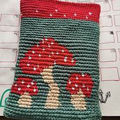 Mi proyecto del curso: Tapestry: técnica de crochet para dibujar con hilos. Un proyecto de Diseño de complementos, Pattern Design, Tejido, DIY, Crochet y Diseño textil de Pau Linísima - 07.08.2023