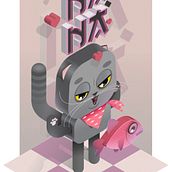 My project for course: Advanced Techniques for Vectorial Illustration. Un progetto di Design, Character design e Illustrazione digitale di giada giusti - 07.08.2023