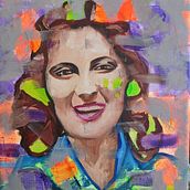 My project for course: Experimental Oil Painting Techniques for Portraiture. Un progetto di Belle arti, Pittura e Pittura ad olio di samonaghan - 07.08.2023