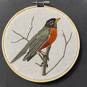 Thread Painting  . Broderie, Arte și meșteșuguri, Design, Coasere și Arte din fibre de Anna MacKinnon - 08.07.2023