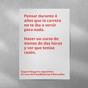 Mi proyecto del curso: Copywriting para copywriters. Advertising, Cop, writing, Stor, telling, and Communication project by mariapararodriguez - 08.07.2023