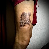 Mi proyecto del curso: Tatuaje botánico con puntillismo. Ilustração tradicional, Desenho de tatuagens e Ilustração botânica projeto de Miguel Colin - 08.08.2023