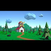 Mi proyecto del curso: Modelado de escenarios low poly para videojuegos. 3D, and 3D Modeling project by David Vargas - 08.03.2023