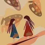 Taller de arte. Traditional illustration project by Kari Larraz - 08.08.2023