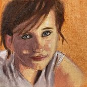 Mijn project van de cursus:  Portretschilderen met olieverf: verken licht en schaduw. Un projet de Beaux Arts, Peinture , et Peinture à l'huile de m_vanschie - 13.08.2023