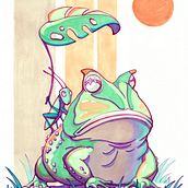 Mój projekt z kursu: Ilustrowanie flamastrami: odnajdź własny styl. Un projet de Illustration traditionnelle, Peinture, B, e dessinée , et Théorie des couleurs de luberkon - 08.08.2023