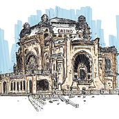 My project for course: Expressive Architectural Sketching with Colored Markers. Sketching, Drawing, Architectural Illustration, Sketchbook & Ink Illustration project by bedorudy - 08.09.2023
