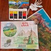 Il mio progetto del corso: Diario di viaggio ad acquerello Ein Projekt aus dem Bereich Traditionelle Illustration, Aquarellmalerei, Architektonische Illustration und Sketchbook von sorelle_mason - 09.08.2023