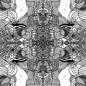 Zentangle Piece 1. Un projet de Illustration numérique de Emmylou The Mudlark - 09.07.2023