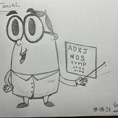 Mi proyecto del curso: Introducción a la creación de personajes estilo cartoon. Traditional illustration, Character Design, and Drawing project by Carmelo Sánchez Boado - 08.09.2023