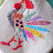 Mi proyecto del curso: Técnicas de bordado: ilustrando con hilo y aguja. Embroider, and Textile Design project by Caro Lita - 08.09.2023