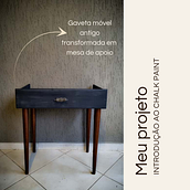 Meu projeto do curso: Introdução a chalk paint. Arts, Crafts, Furniture Design, Making, Interior Design, Painting, DIY, Upc, cling, Decorative Painting, Furniture Restoration, Upc, and cling project by ellen_gallego - 08.05.2023