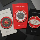 IDV. Evento | Skin in the game Ein Projekt aus dem Bereich Design, Br, ing und Identität und Logodesign von JULIO GUIMARAES - 13.12.1999