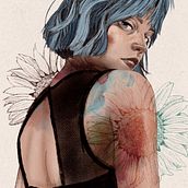 Mi proyecto del curso: Retrato ilustrado con Procreate. Traditional illustration, Vector Illustration, Digital Illustration, and Portrait Drawing project by fimi - 08.10.2023