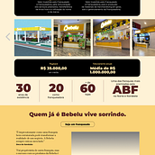 Meu projeto do curso: página de franquias para a Bebelu Sanduíches. Un progetto di UX / UI, Web design, Design per smartphone, Design digitale, Progettazione di applicazioni e Design di prodotti digitali di silviocesarvasconcelos - 10.08.2023