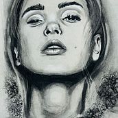 Three Muses. Traditional illustration, Fine Arts, Drawing, Portrait Drawing, Realistic Drawing, and Artistic Drawing project by Deborah Quin - 08.07.2023
