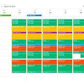 Meu projeto do curso: Organização de agenda para gestão de tempo e energia. Creative Consulting, Design Management, Marketing, Management, and Productivit project by Rean Mouallem - 08.08.2023