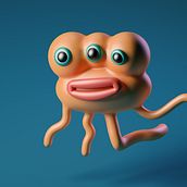 Mi proyecto del curso: Introducción exprés al 3D: de cero a render con Cinema 4D . % Sofi Deng tarafından hazırlanan 3D, Ve 3D Tasarım projesi - 08.11.2023