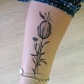 Mój projekt z kursu: Techniki tatuażu: cieniowanie pepper shading. Traditional illustration, and Tattoo Design project by Dominika Jaskółka - 08.11.2023