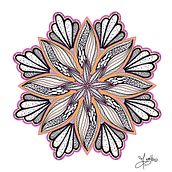 Mandala. Traditional illustration project by fioreipad19 - 08.11.2023