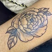 Mi proyecto del curso: Tatuaje botánico con puntillismo. Traditional illustration, Tattoo Design, and Botanical Illustration project by Luis Rubio - 08.11.2023