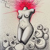 Mi proyecto del curso: Dibujo artístico con tinta. Traditional illustration, Drawing, Artistic Drawing & Ink Illustration project by Fernando Escalona - 08.10.2023
