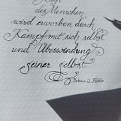 My project for course: English Calligraphy from A to Z. Calligraph project by Marc Diefenbach - 08.11.2023