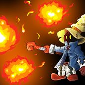 Vivi from Final Fantasy IX . Traditional illustration project by Daniel Palacios - 07.09.2021