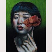 Mi proyecto del curso: Retrato creativo en claroscuro con lápiz. Un proyecto de Ilustración tradicional, Dibujo de Retrato, Dibujo artístico y Dibujo con lápices de colores de José Daniel Canizalez Rodríguez - 11.08.2023