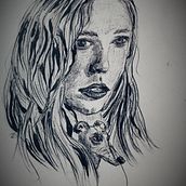 Mi proyecto del curso: Retrato realista con bolígrafo. Projekt z dziedziny Trad, c, jna ilustracja,  R, sunek, Portret, R, sunek realist, czn,  R, sunek art, st i czn użytkownika safdieruth - 12.08.2023