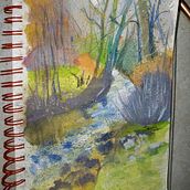 Curso: Pintura de paisajes realistas con acuarela. Fine Arts, Painting, Sketching, Watercolor Painting, and Naturalistic Illustration project by Shirley Jasive Martínez Wong - 08.12.2023