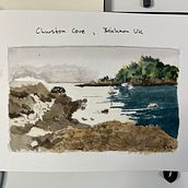 Mein Abschlussprojekt für den Kurs: Reiseskizzen in Aquarell: Fange deine Umgebung ein. Projekt z dziedziny Trad, c, jna ilustracja,  Malarstwo, Sketching,  R, sunek, Malowanie akwarelą,  R, sunek architektoniczn i Sketchbook użytkownika Claudia - 12.08.2023