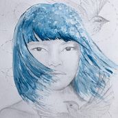 #CreativePortraitChallenge by Risochan Ein Projekt aus dem Bereich Traditionelle Illustration von Arielle Correa - 12.08.2023