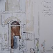  Duomo di Modena - particolari. Traditional illustration project by rossellama - 08.13.2023