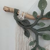 Il mio progetto del corso: Macramè 3D per decorazioni da parete botaniche. Un progetto di Artigianato, Interior Design, Fiber Art, Macramè e Textile Design di Pamela D' Ascanio - 13.08.2023