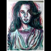 Mi proyecto del curso: Retrato artístico en acuarela. Fine Arts, Painting, and Watercolor Painting project by felix_el_gato2020 - 08.13.2023