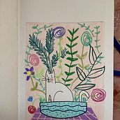 Mi proyecto del curso: Sketchbook para explorar tu estilo de dibujo. Traditional illustration, Sketching, Creativit, Drawing, Watercolor Painting, Sketchbook, and Gouache Painting project by sandrahens - 08.13.2023
